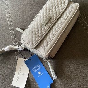 Vera Bradley Denim Gray all in one crossbody